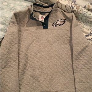 Eagles quilted sweatshirt- worn 1 time